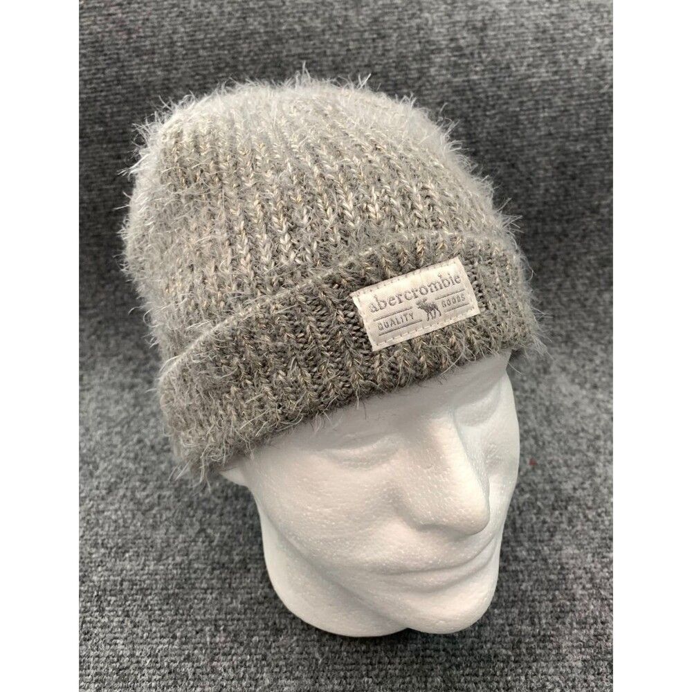Abercrombie & Fitch Kids Beanie Girls One Size Chucky Cable Knit Shaggy Plush